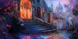 梦幻浪漫的欧式神秘庭院