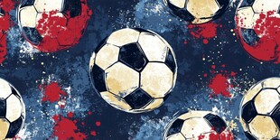 足球泼墨风图案背景图