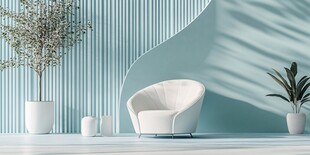 简约清新室内舒适休闲一角