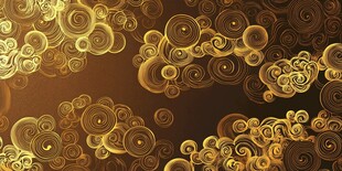 金色祥云背景图案