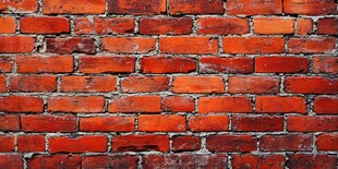 红砖墙面纹理特写