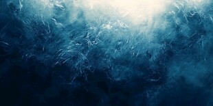 深海奇幻光影植物景象