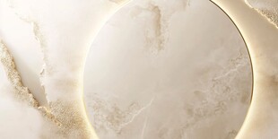 米白色大理石纹理圆形装饰