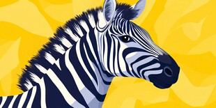 斑马特写 绚丽背景下的条纹美