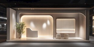 现代简约风格店铺前台设计