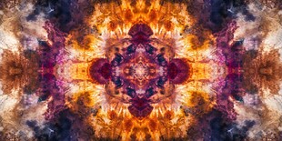 绚丽抽象对称梦幻艺术图案