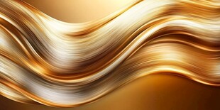 金色动感波浪纹理背景