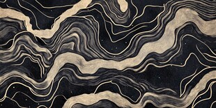 抽象水墨线条纹理图案