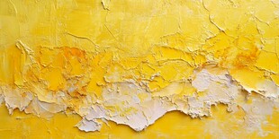 剥落的黄色墙面纹理