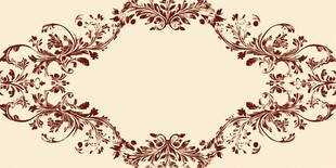 复古花纹装饰边框图案
