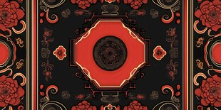 中式传统花纹复古装饰图案