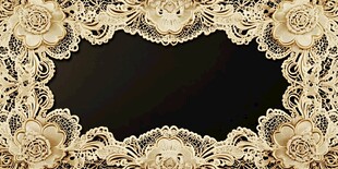 精致蕾丝花边装饰框
