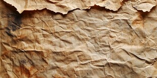 复古皱巴巴旧纸张纹理