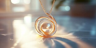 璀璨珍珠金项链闪耀夺目