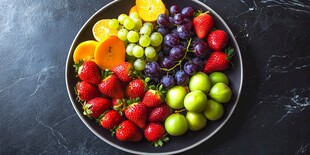 多彩鲜果拼盘 视觉与味觉盛宴