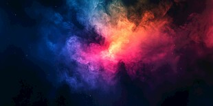 梦幻绚丽星云背景图