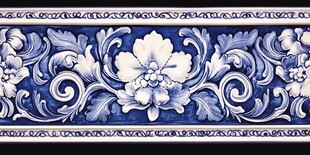 青花瓷花卉纹精美图案