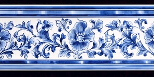 青花瓷花纹图案设计