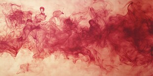 红色烟雾梦幻艺术效果