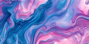 梦幻流体色彩抽象背景图