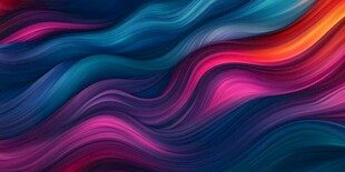 梦幻炫彩波浪纹理背景