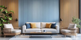 现代简约风客厅舒适场景