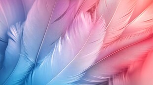 梦幻渐变羽毛纹理背景