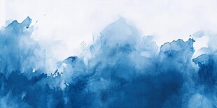 蓝色水墨风格抽象背景图