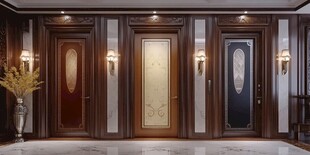 三款精美木门展示