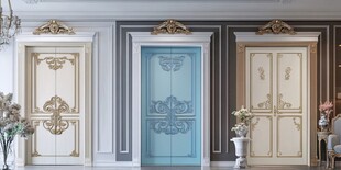 欧式精美雕花室内门展示