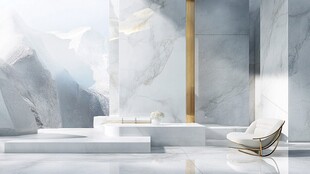 现代简约大理石风浴室空间