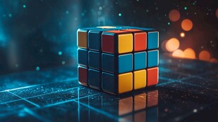 炫酷魔方 光影交织的智力玩具