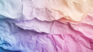 多彩褶皱纸张纹理背景