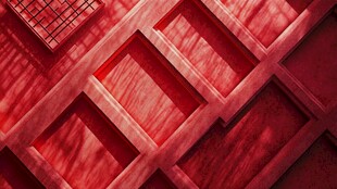 红色交错方格纹理图案