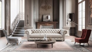 奢华复古风客厅优雅呈现