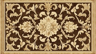 古典花纹地毯图案设计