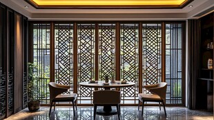 中式雅致茶室室内设计