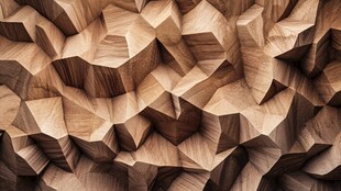 立体木纹几何图案纹理