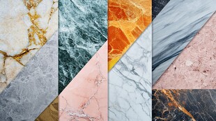 多样大理石纹理展示