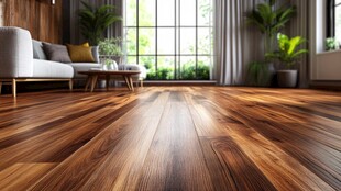 现代简约风格客厅木地板