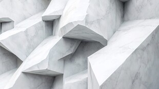 立体几何大理石墙面纹理