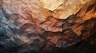 褶皱多彩纸张纹理背景