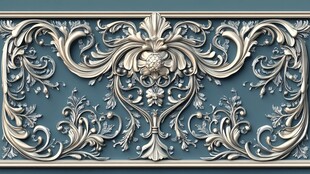 欧式奢华浮雕装饰图案