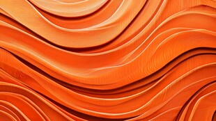 橙色波浪纹理艺术背景