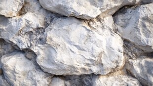 白色岩石堆砌纹理特写