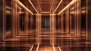 奢华现代感的走廊空间