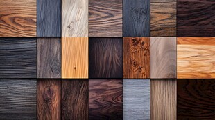 多样木纹板材展示