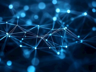 科技感网络连接背景图