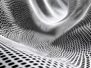 黑白网格纹理抽象图案