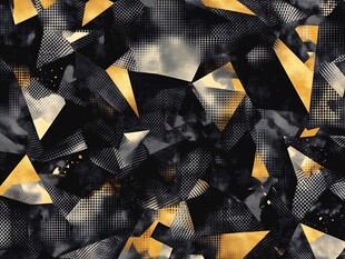 黑金几何抽象图案纹理